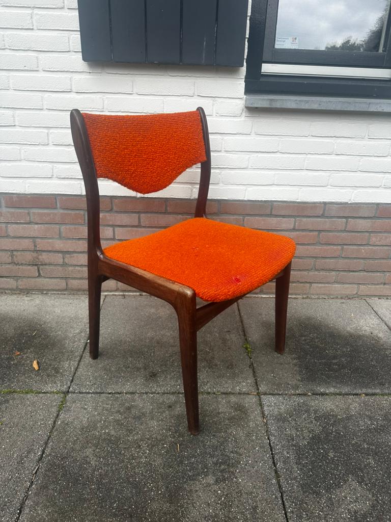 Vintage Johannes Andersen stoel Deens design, Ophalen, Gebruikt, Overige kleuren, Deens