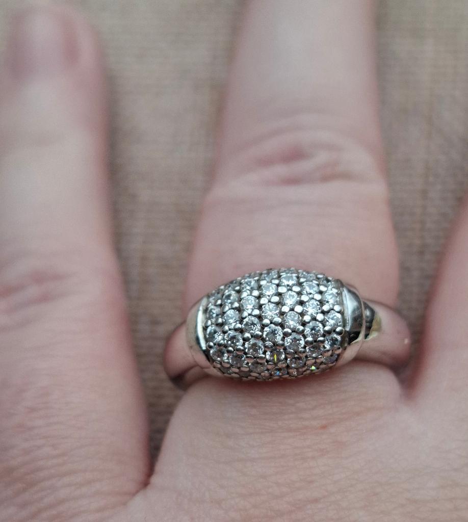 Ti sento ring, Sieraden, Tassen en Uiterlijk, Ringen, Ophalen of Verzenden, Dame, Zilver, Zilver