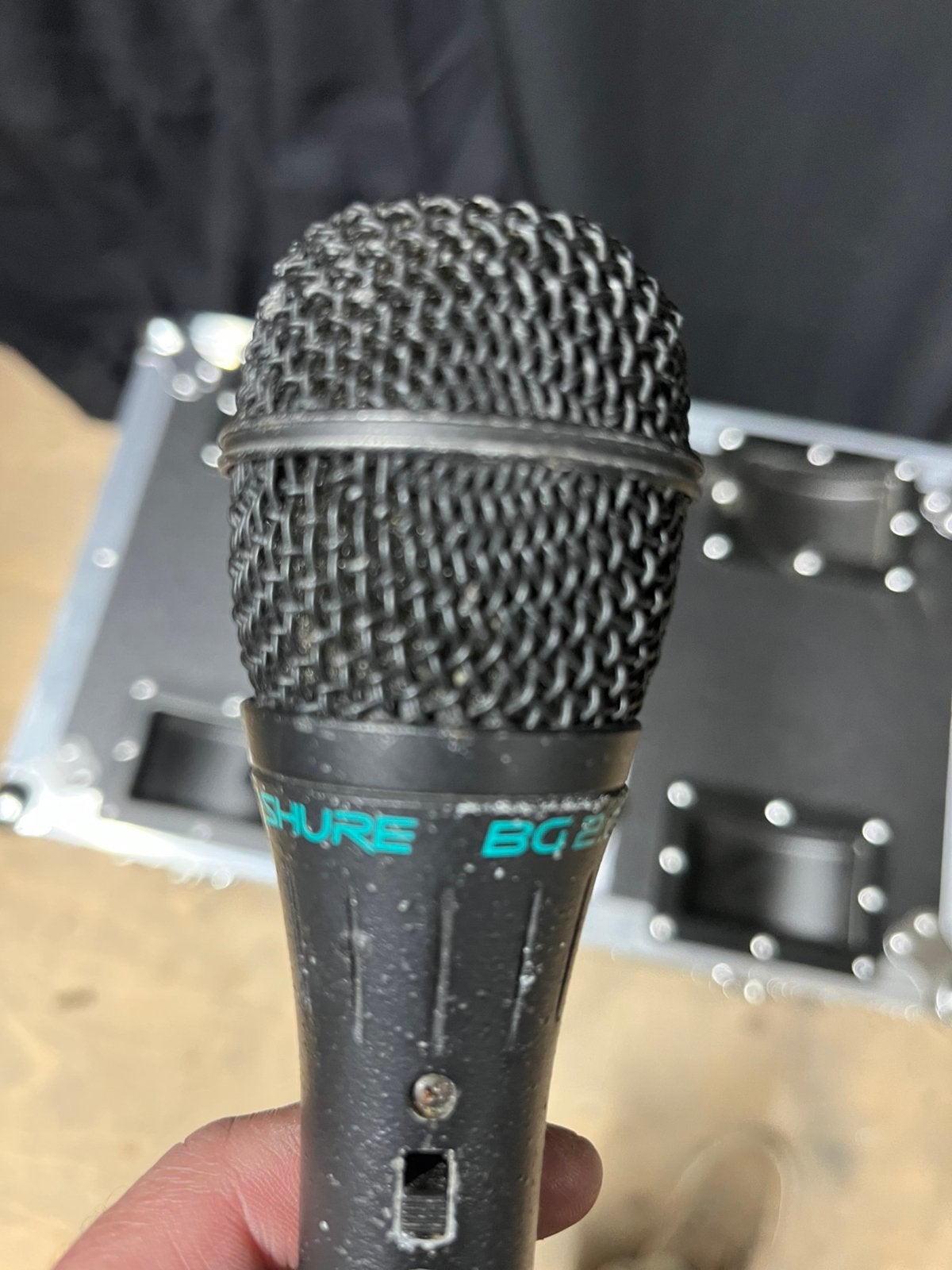 Gebruikte Shure microfoons M58 & BG20, Ophalen of Verzenden, Gebruikt, Zangmicrofoon