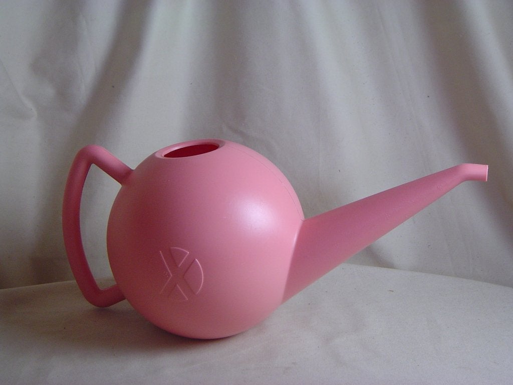 Roze Bowli gieter 2,5 liter Anthony Duffeleer, Ophalen of Verzenden, Zo goed als nieuw, Kunststof
