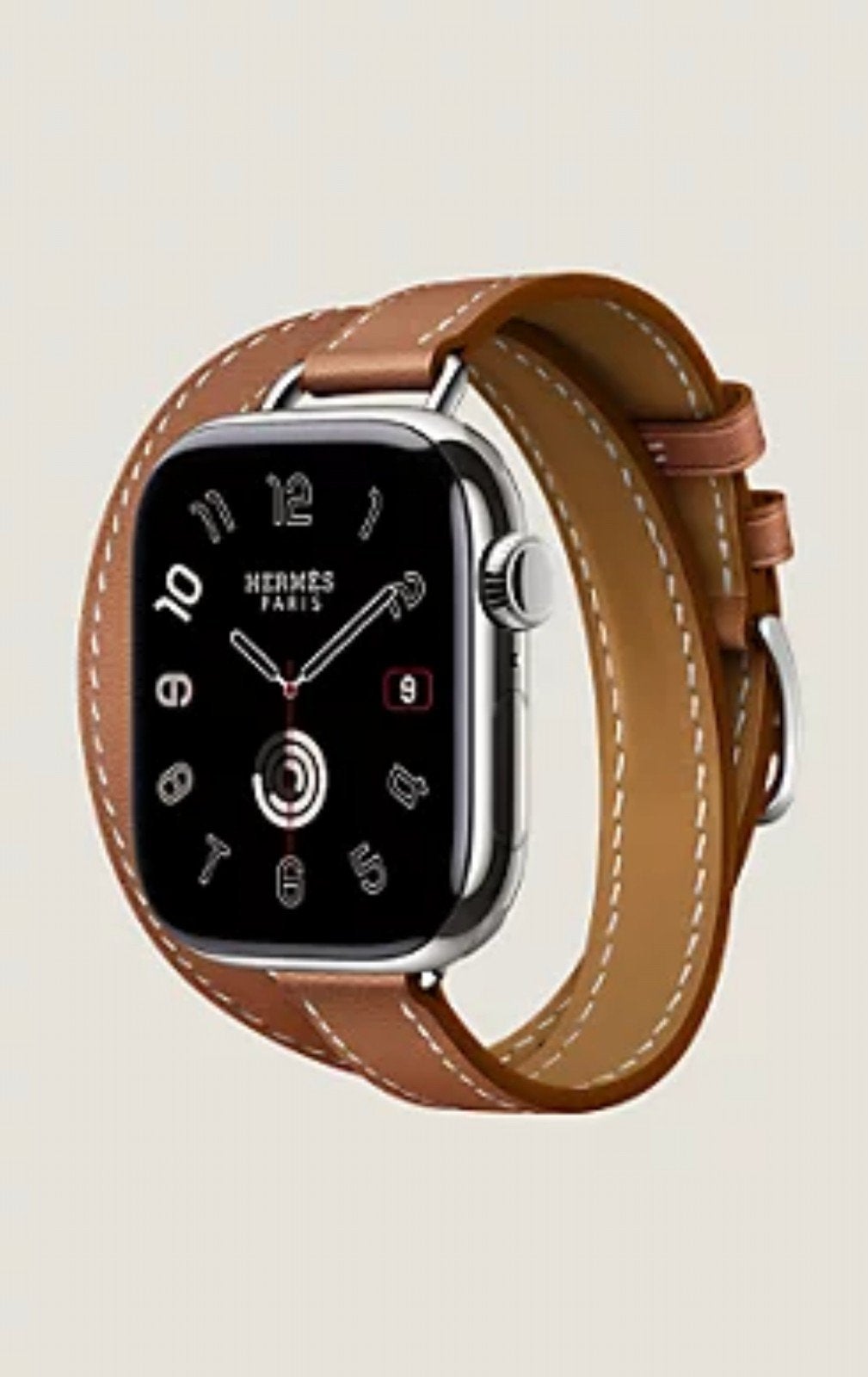 Hermès Apple Watch Series 7  - 41mm - Silver, Sieraden, Tassen en Uiterlijk, Smartwatches, Ophalen of Verzenden, GPS, IOS