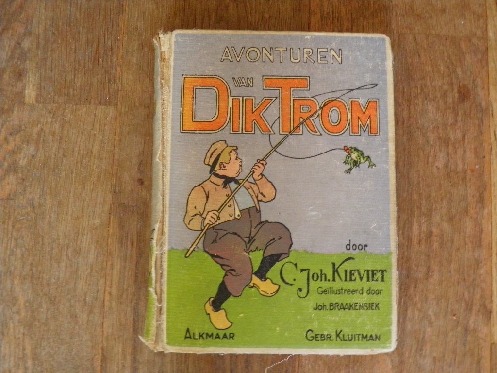 Avonturen van Dik Trom - C.J. Kieviet (Oud Boek), Antiek en Kunst, Ophalen of Verzenden, C.J. Kieviet