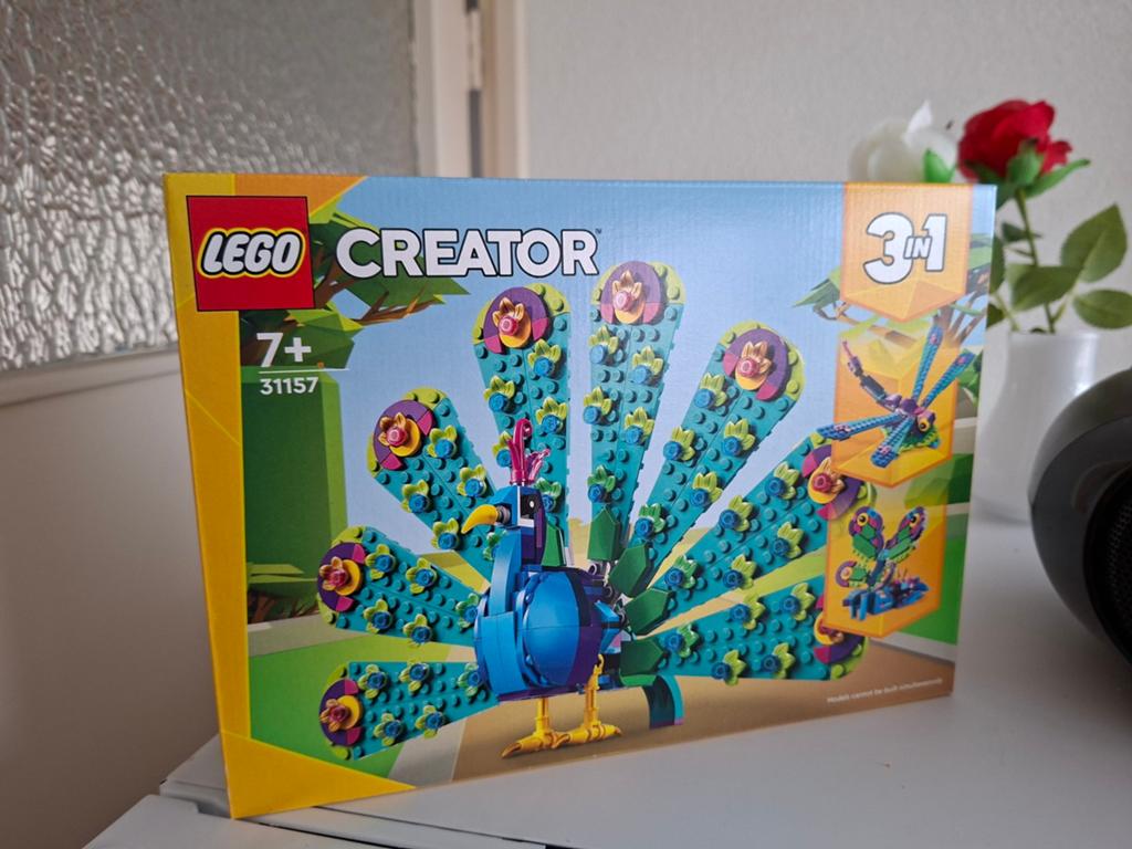 lego 3 in 1 pauw, Ophalen of Verzenden, Nieuw