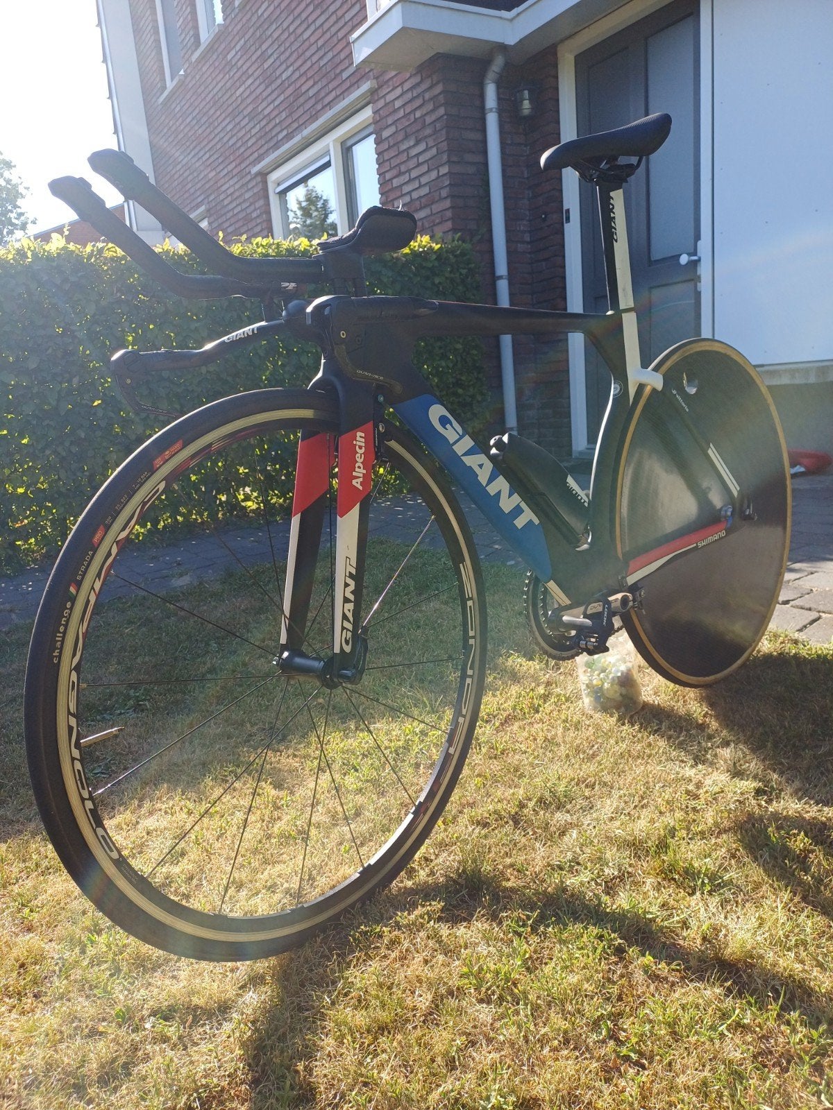 Giant Trinity Tijdritfiets Maat S Shimano Di2, Ophalen, Carbon, Velgrem, 49 tot 53 cm