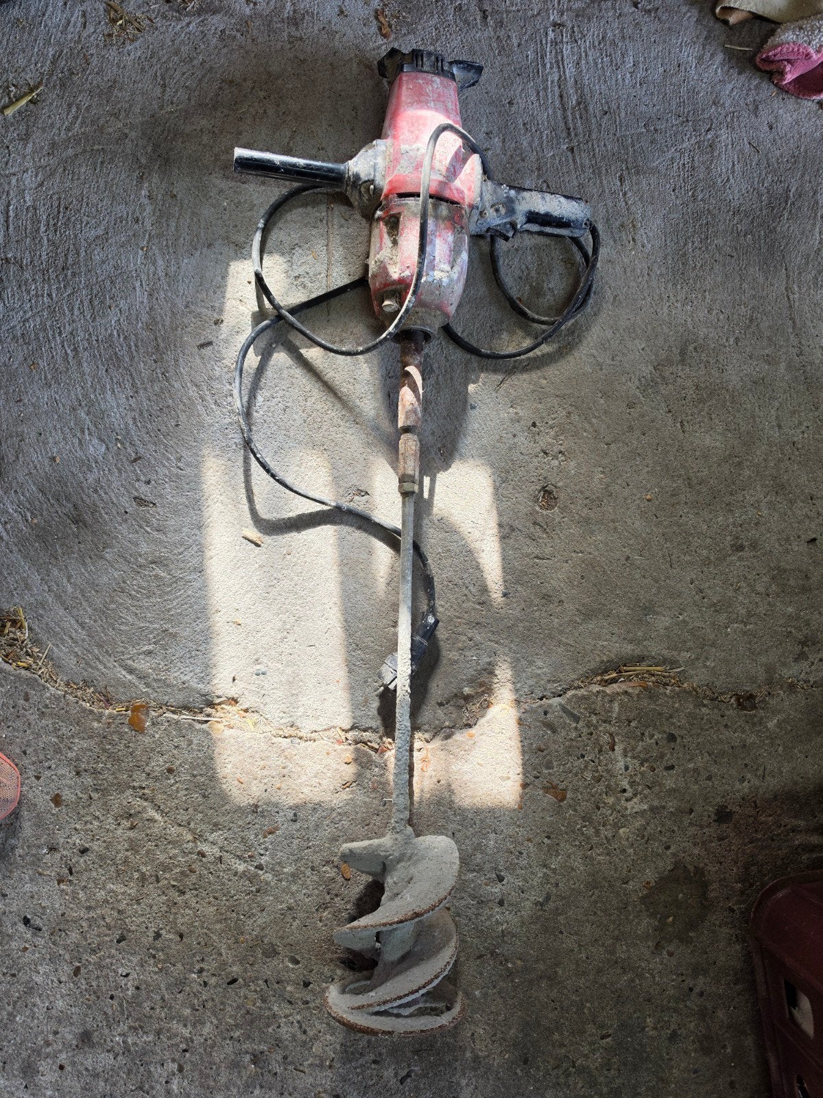 mixer handbediend, Ophalen, Gebruikt