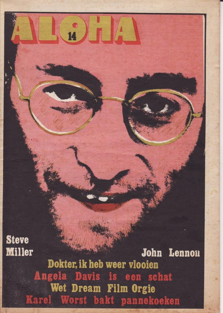 Aloha no. 7 1973 cover Jan Tit Aart Clerkx Van Morrison, Verzamelen, Verzenden, 1960 tot 1980, Nederland, Tijdschrift