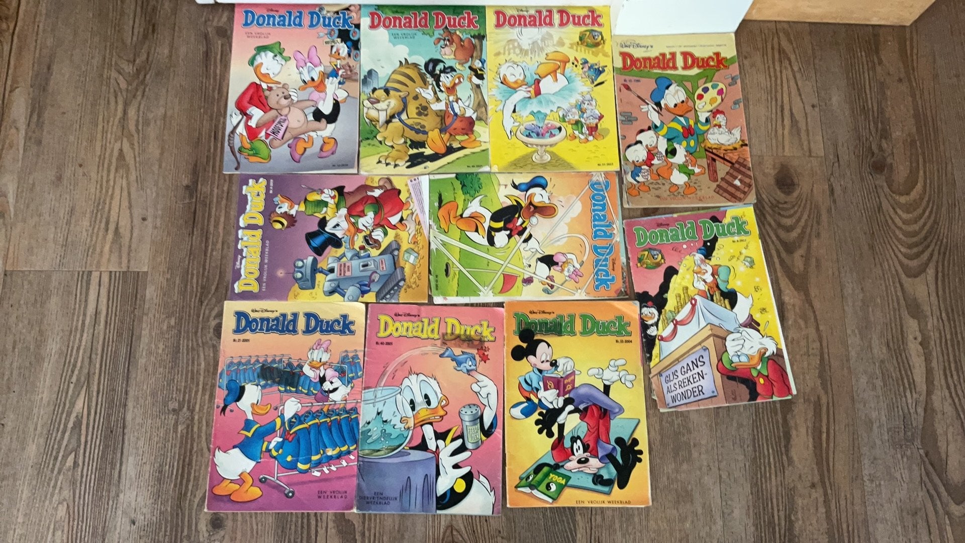 10 donald duck’s, Meerdere stripboeken, Ophalen, Zo goed als nieuw