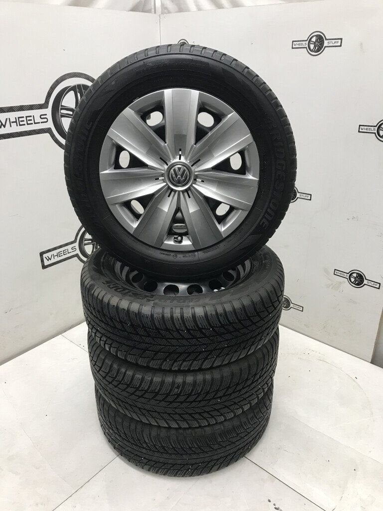 VW caddy Toran Golf velgen 16"inch winterbanden  5x112, Ophalen, Gebruikt, 16 inch, Banden en Velgen
