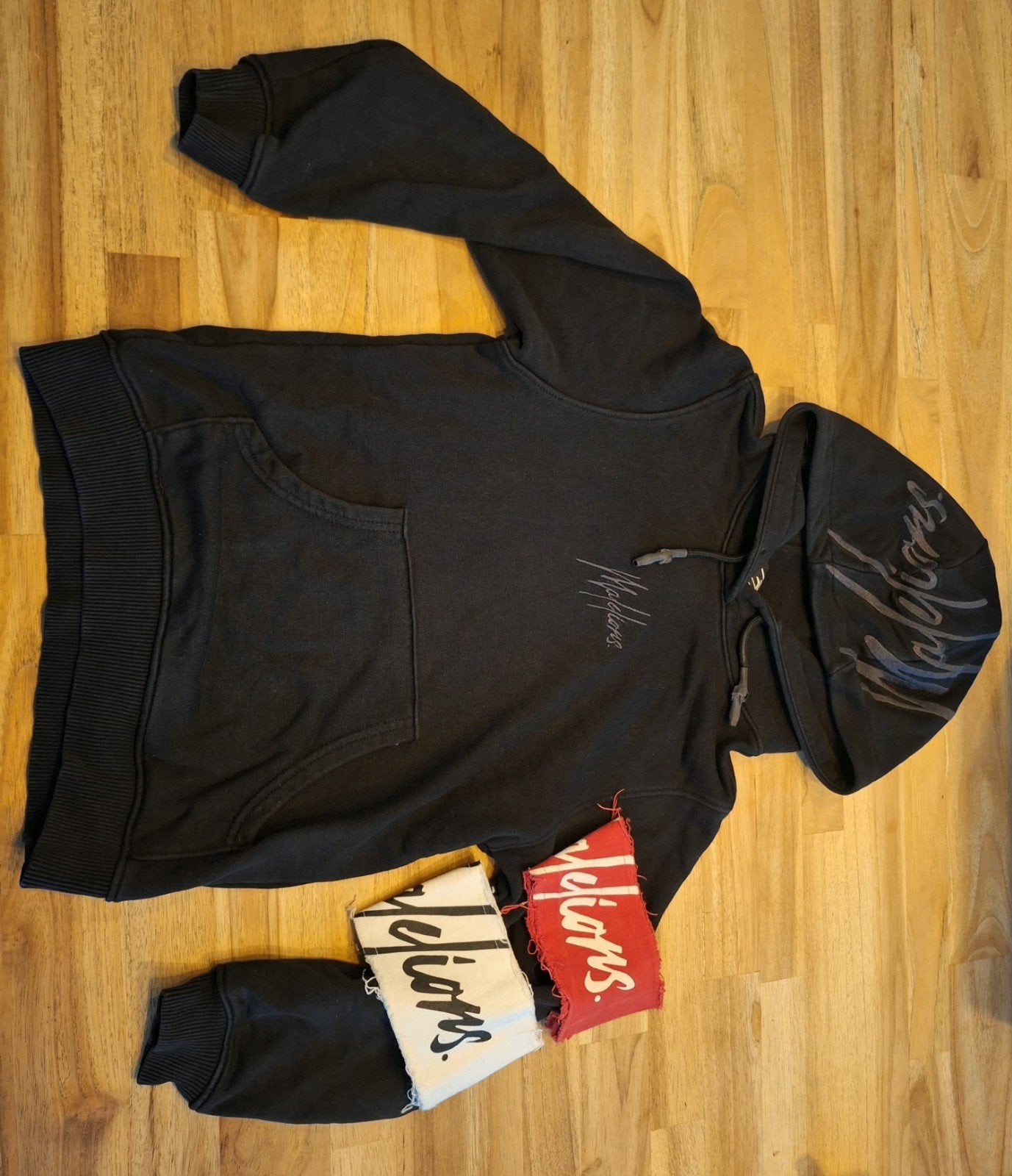 Zwarte hoodie - Malelions, Ophalen of Verzenden, Jongen, Trui of Vest