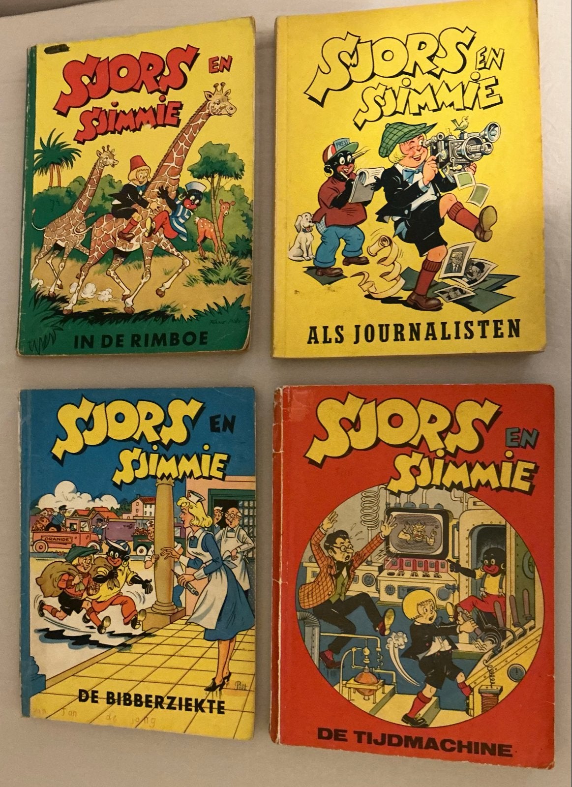 Sjors en Sjimmie stripboeken - Complete collectie, Complete serie of reeks, Ophalen, Gelezen