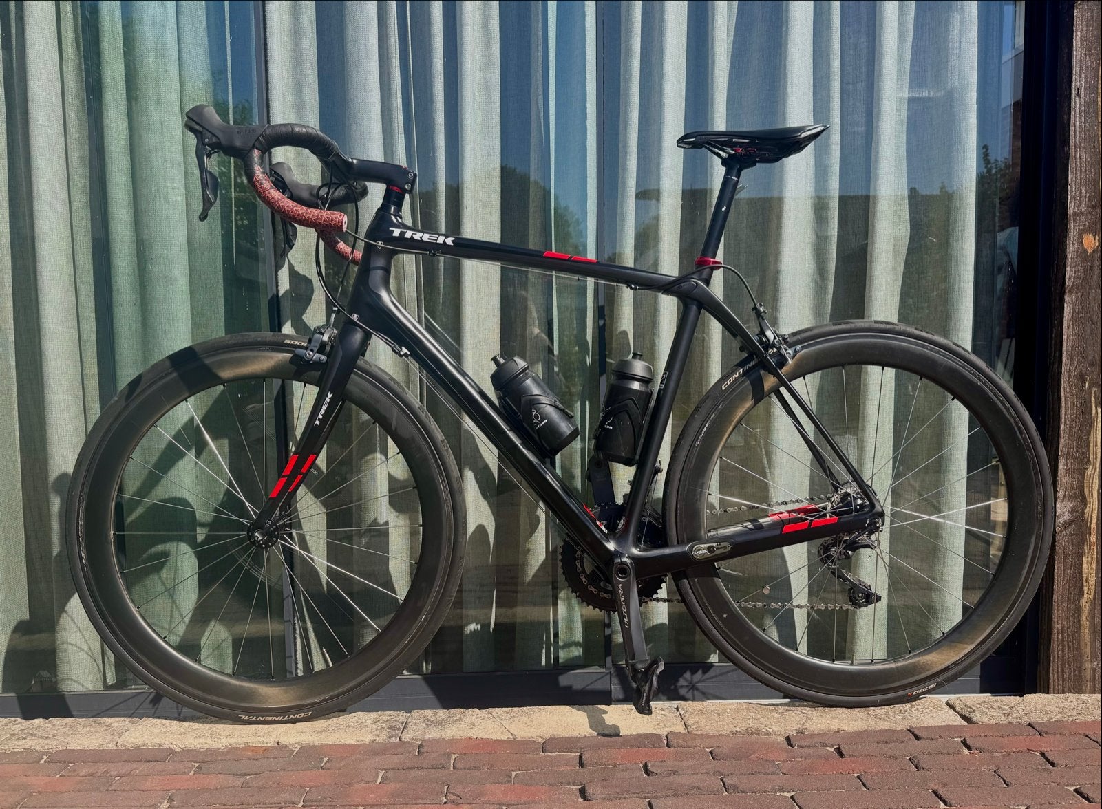 Trek Domane 4.5 racefiets - Maat 58 - Carbon frame, 28 inch, Gebruikt, Carbon, 57 tot 61 cm