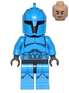 Lego Star Wars Senate Commando SW0614, Ophalen of Verzenden, Zo goed als nieuw, Minifiguur, Pattarensponger@gmail.com