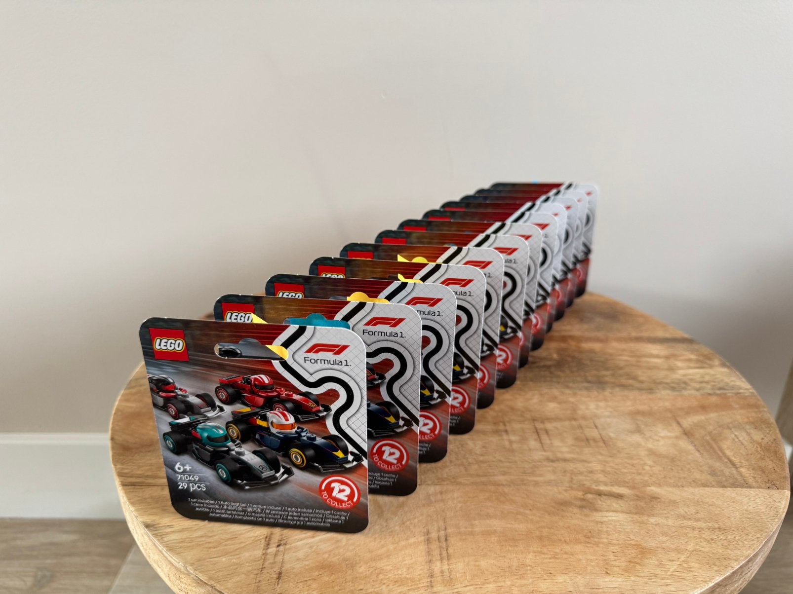 Schoencadeau: Lego 71049 | Set van 12 mini F1 raceauto's, Lego, Nieuw, Ophalen of Verzenden, Compleet