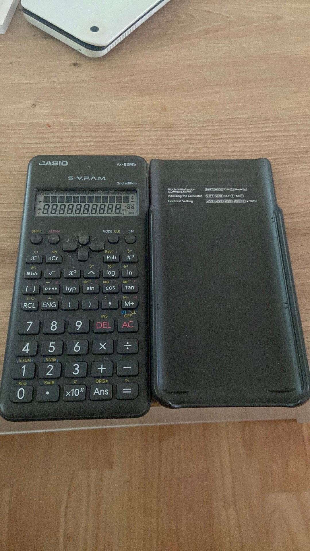 Casıo fx-82MS, Ophalen, Zo goed als nieuw
