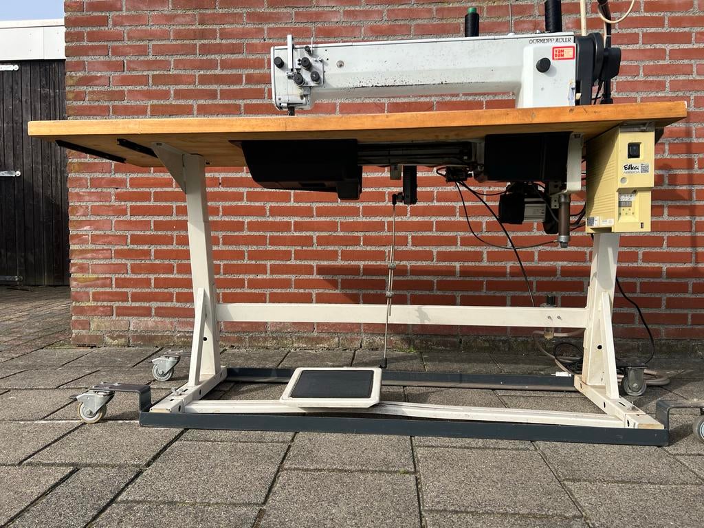 Adler Langarm Industriële Naaimachine, Gebruikt, Naaimachine, Industrieel, Ophalen