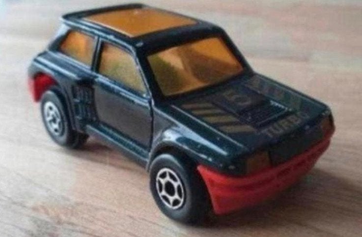 Renault 5 GT Turbo Majorette Motor – Made in France, Ophalen of Verzenden, Gebruikt, Auto