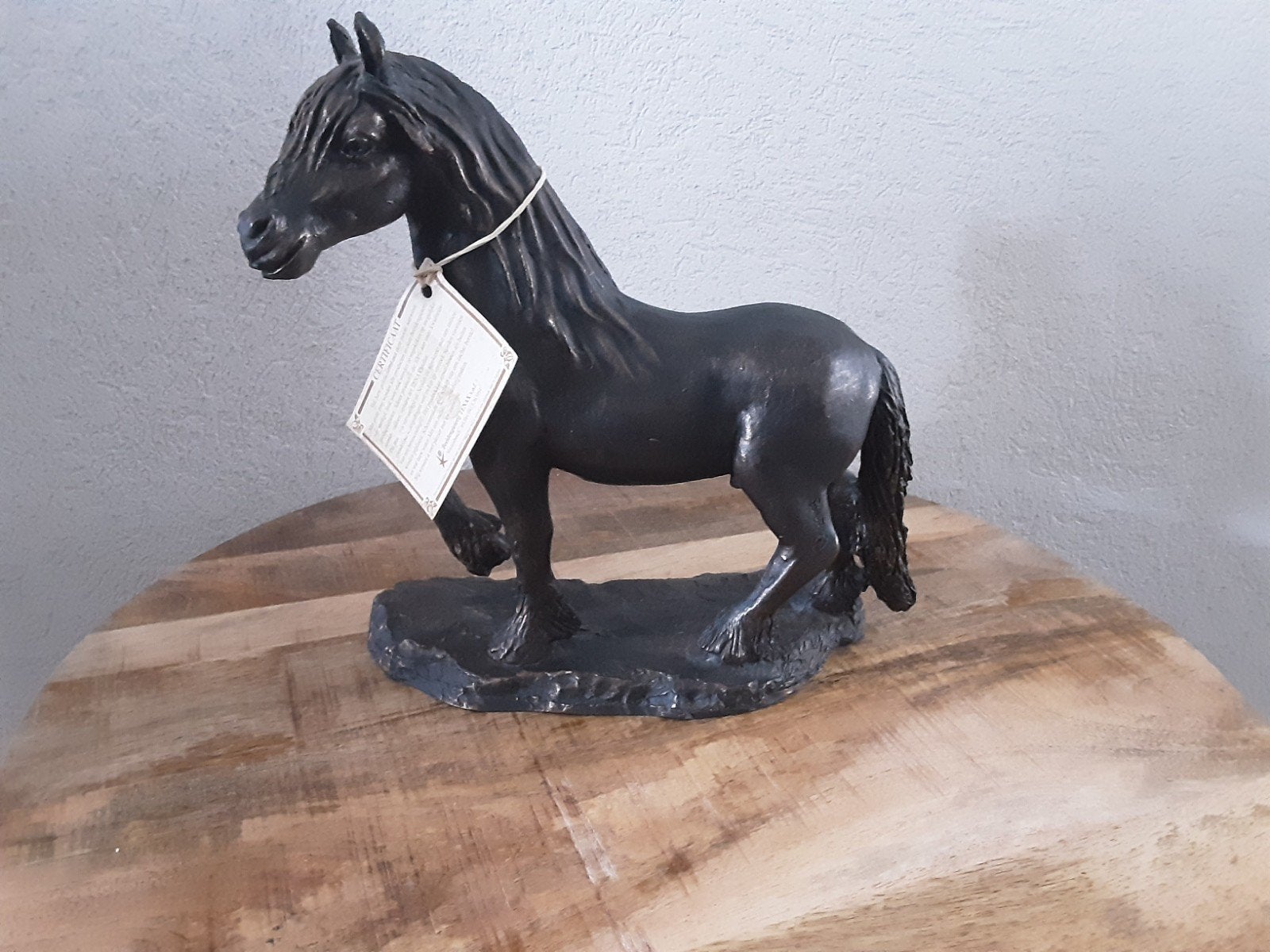 fries paard, Ophalen of Verzenden, Zo goed als nieuw, Paard, Beeldje of Figuurtje