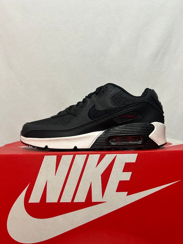 NIEUW! Maat 38,5 - Nike Air Max 90 Leather Anthracite Red