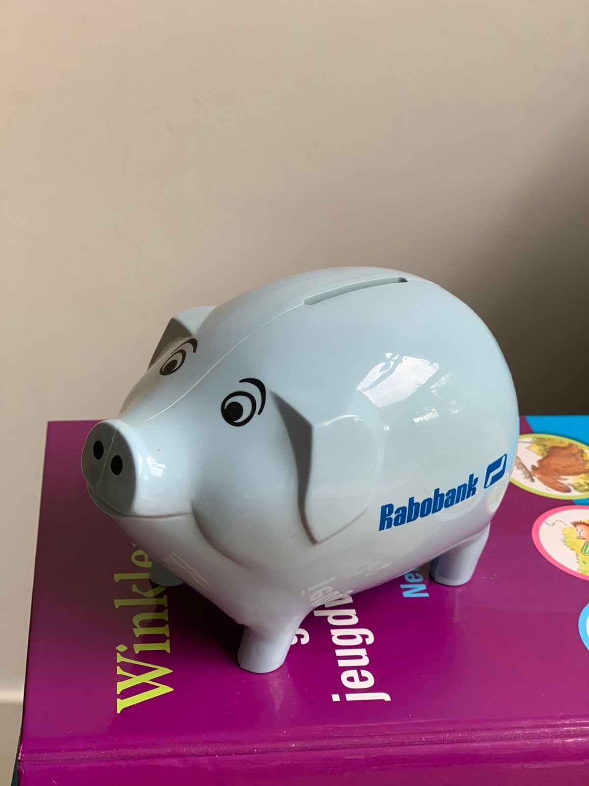 Rabobank spaarvarken / made in Finland, Ophalen of Verzenden, Gebruikt, Dier