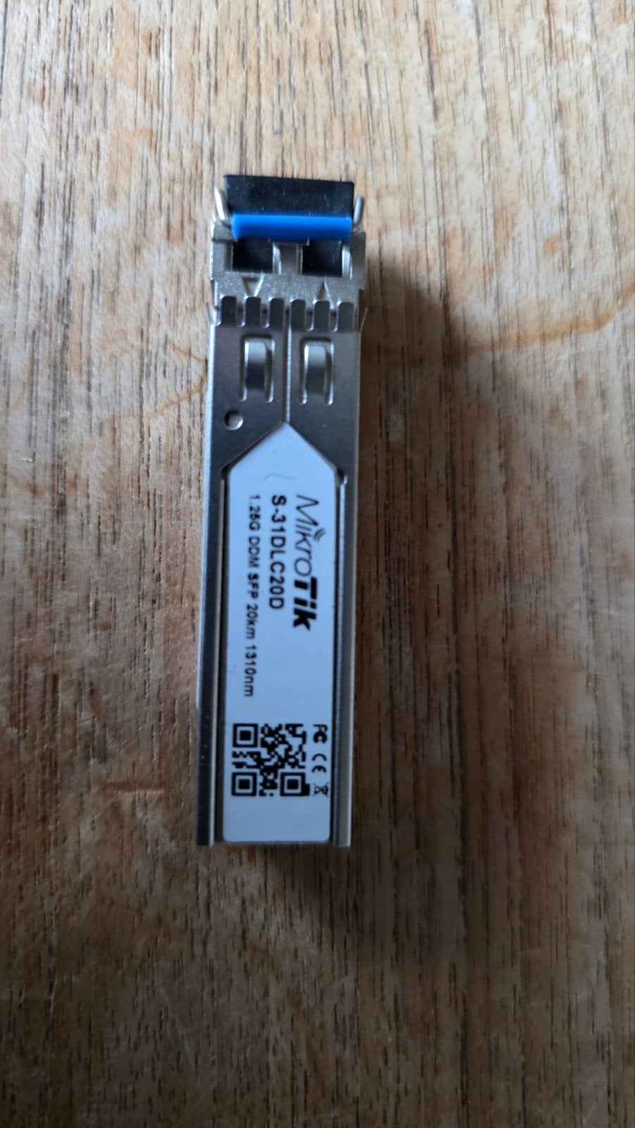 Mikrotik S-31DLC20D SFP Module - 1.25G SMF 20km, Ophalen of Verzenden, Nieuw