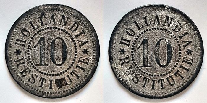 Hollandia, Vlaardingen, 10 cent, Verzenden, Overige materialen, Nederland