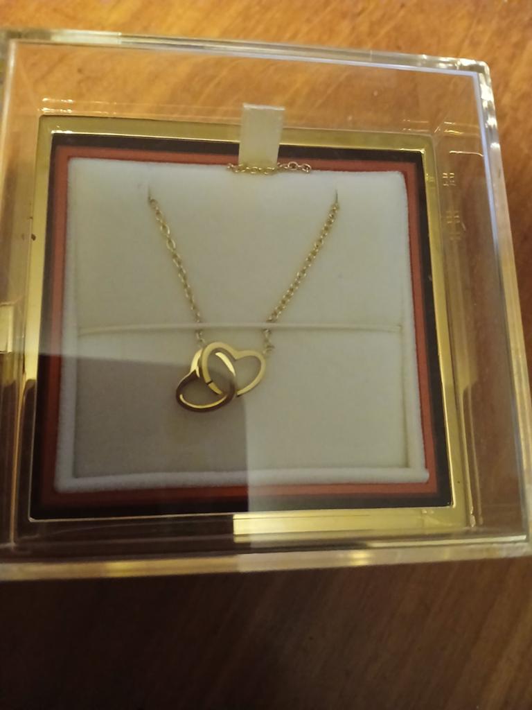 Eeuwige rozendoos met verborgen gepersonaliseerde ketting, Ophalen of Verzenden