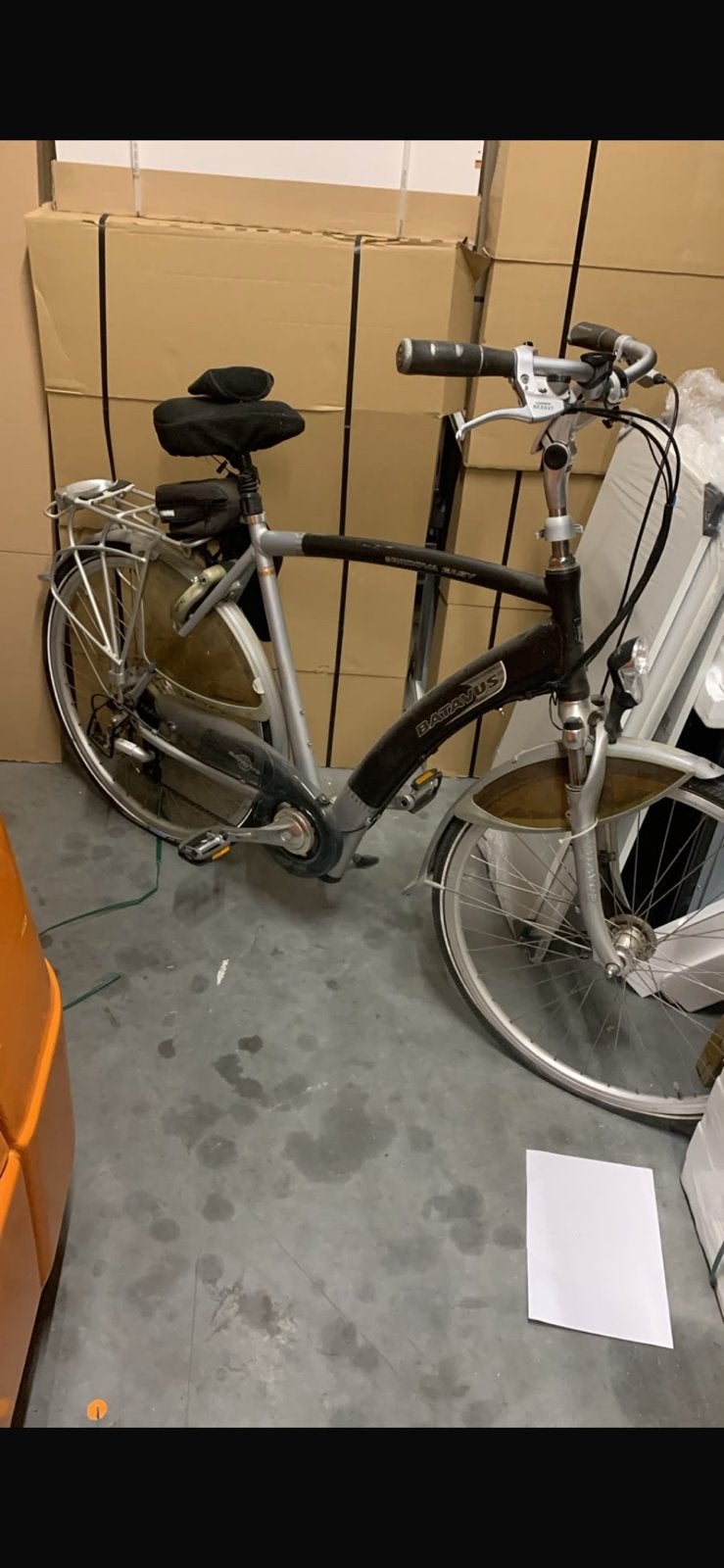 Elektrische herenfiets, Ophalen, Gebruikt, Batavus, 61 tot 65 cm