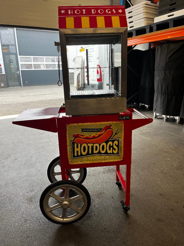Te koop: Hotdog wagen (als nieuw), Ophalen, Zo goed als nieuw, Overige