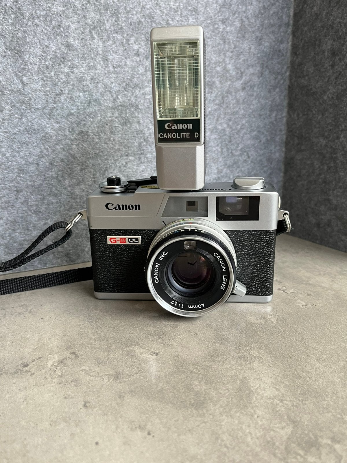 Canon Canonet QL17 G-III, Ophalen of Verzenden, Zo goed als nieuw, Spiegelreflex, Canon