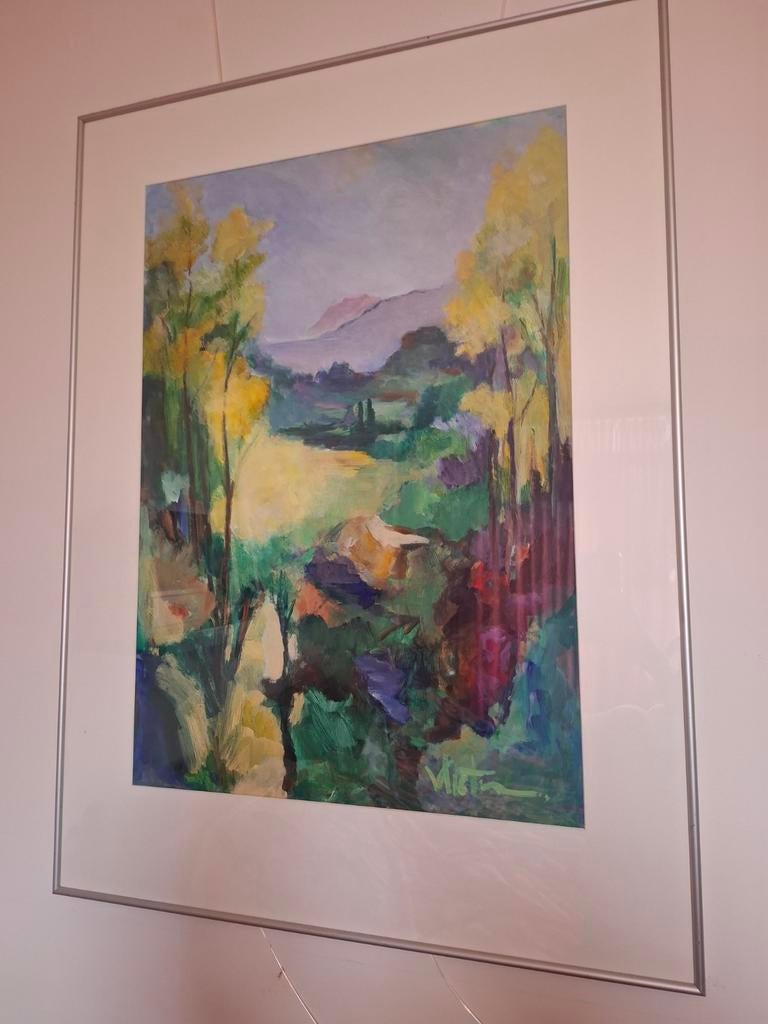 Schilderij Kees Vlietman - Pre du Lac (Acryl), Ophalen