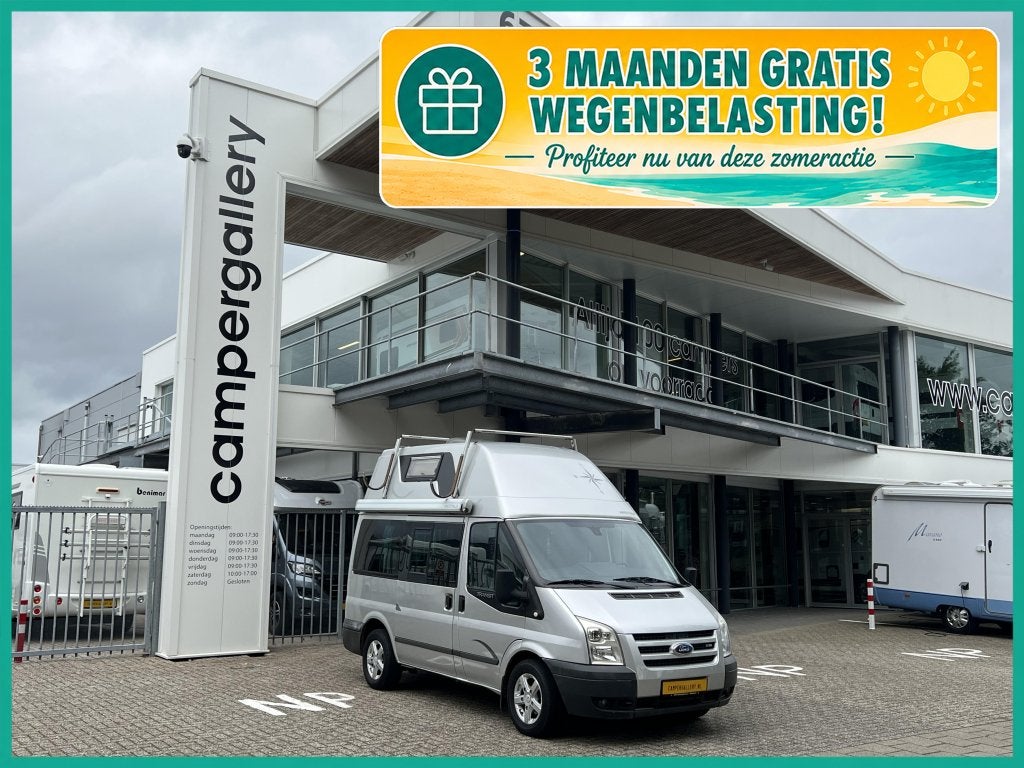 Ford Westfalia Nugget HEFDAK RUIMTEWONDER 4.99M LANG EURO4, Caravans en Kamperen, Campers, Airbags, Koelkast, Ford, Bedrijf