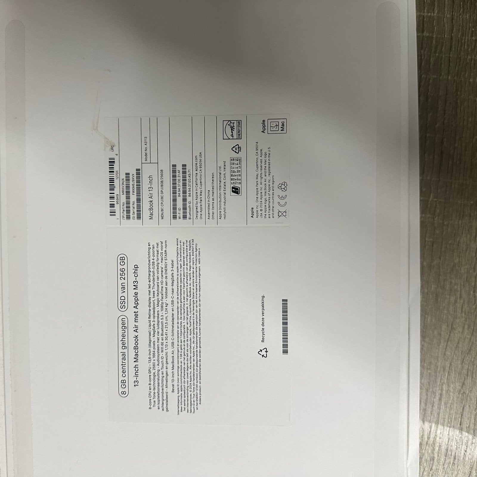 Foto 9 van MacBook Air 13-inch M3 (2024) - Zo goed als nieuw