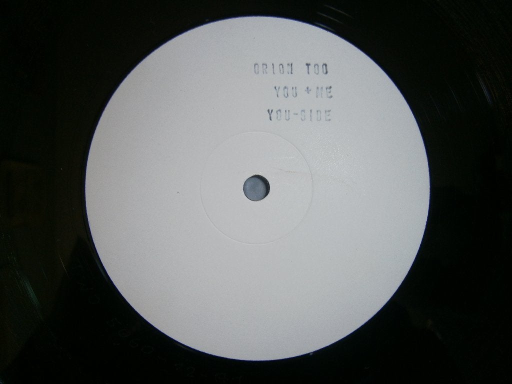 Orion Too – You + Me. 2002. White Label dj Promo Club Trance, Trance, Zo goed als nieuw, 12 inch, Overige typen