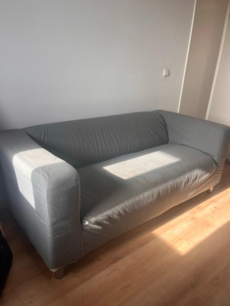 GRATIS - IKEA Klippan bank met vervangbare hoes, Huis en Inrichting, Banken | Bankstellen, Gebruikt, Rechte bank, Tweepersoons