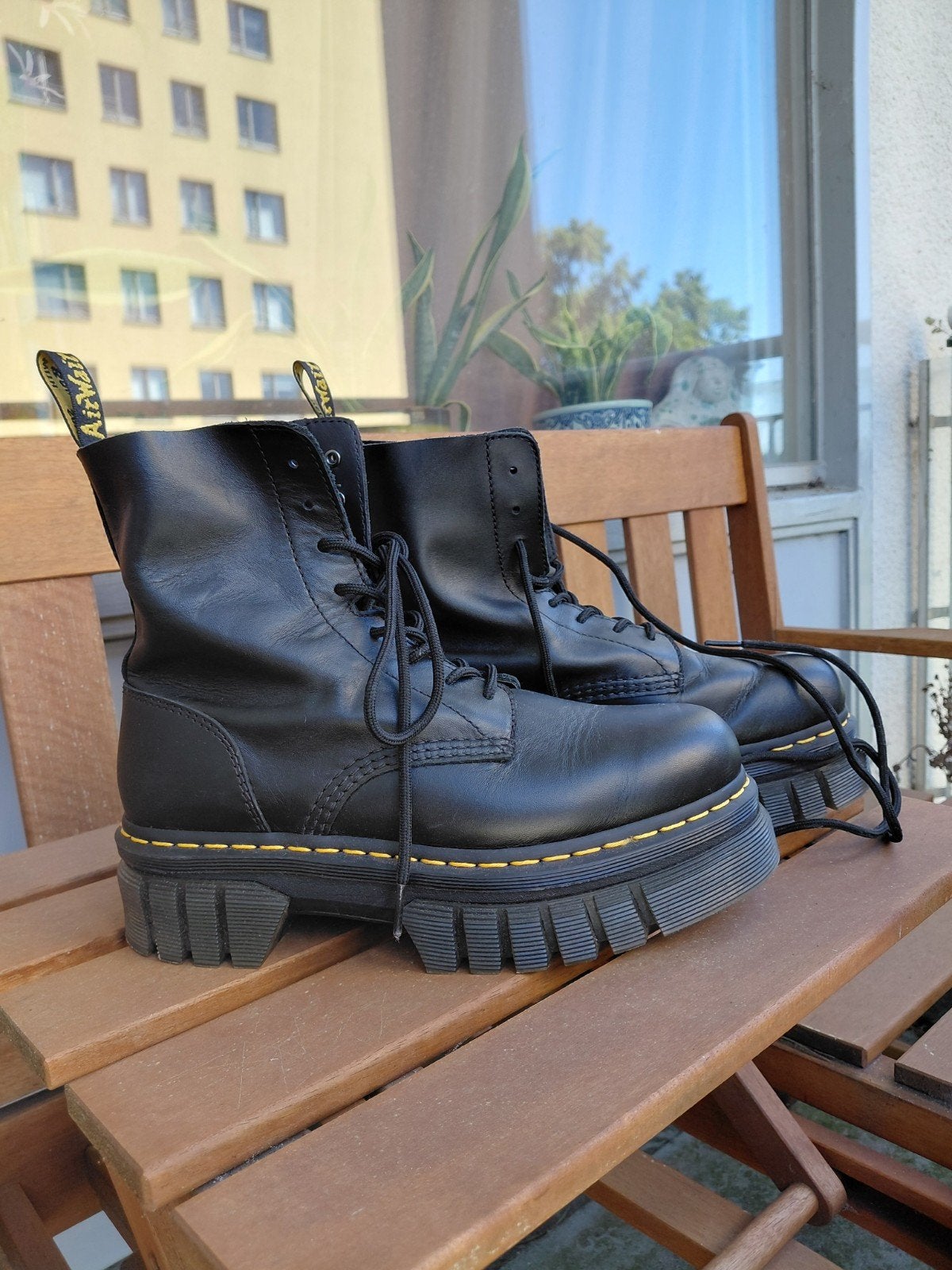 Dr. Martens 8-eye Audrick laarzen zwart - maat 40, Zwart, Lage of Enkellaarzen, Ophalen of Verzenden, Dr. Martens