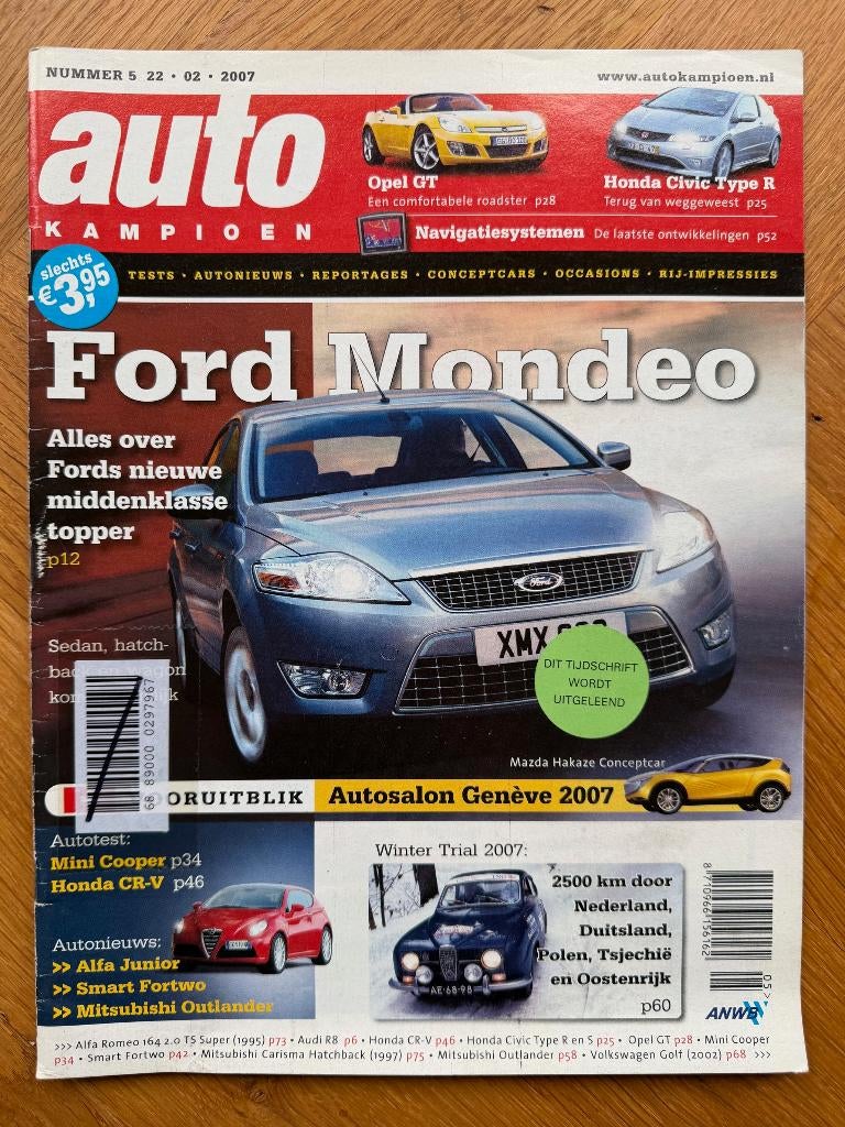 Autokampioen nr. 5 2007, Boeken, Algemeen, Verzenden, Zo goed als nieuw, Autokampioen