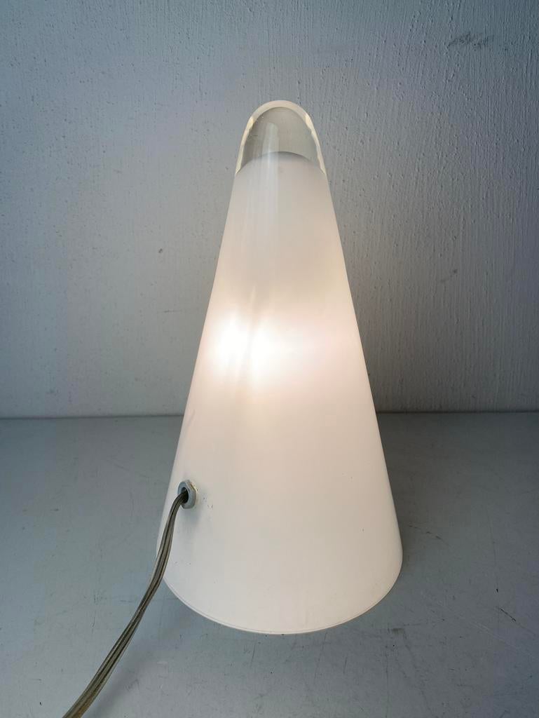Teepee cone lamp van glas , jaren 80, Ophalen of Verzenden, Huis en Inrichting
