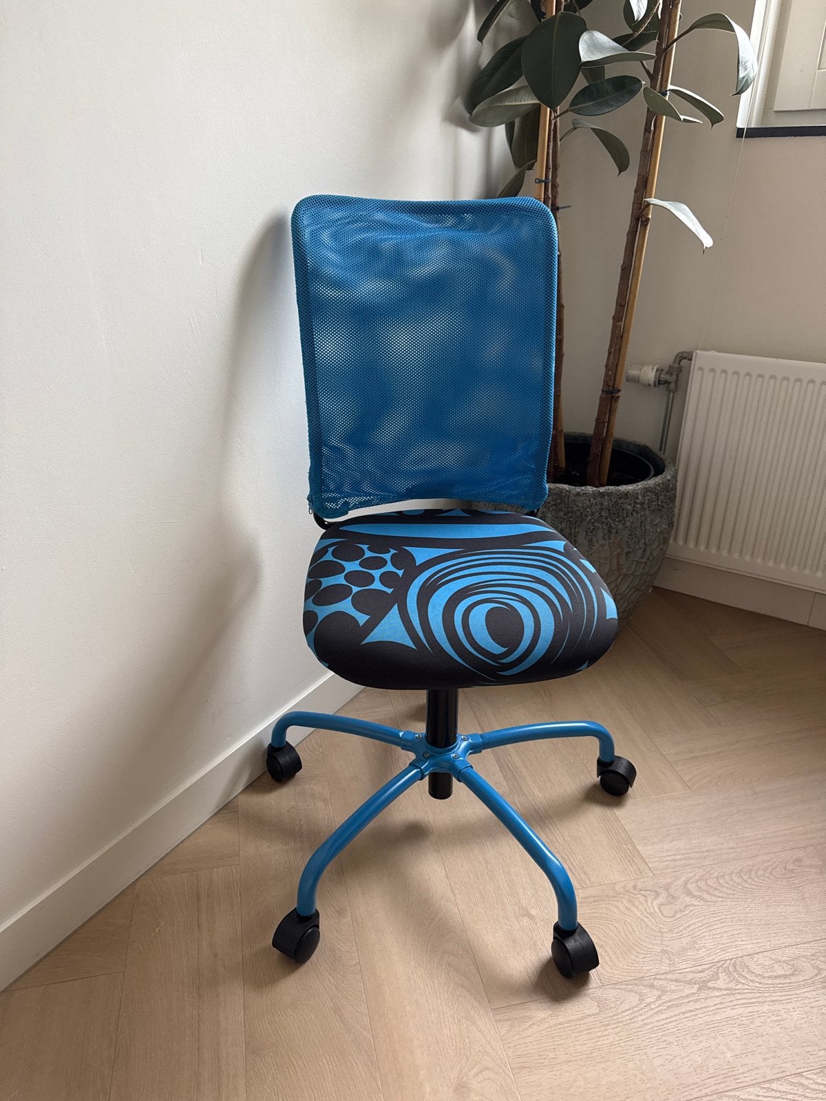 IKEA Torbjörn bureaustoel kind blauw, Huis en Inrichting, Ophalen, Gebruikt, Blauw, Bureaustoel