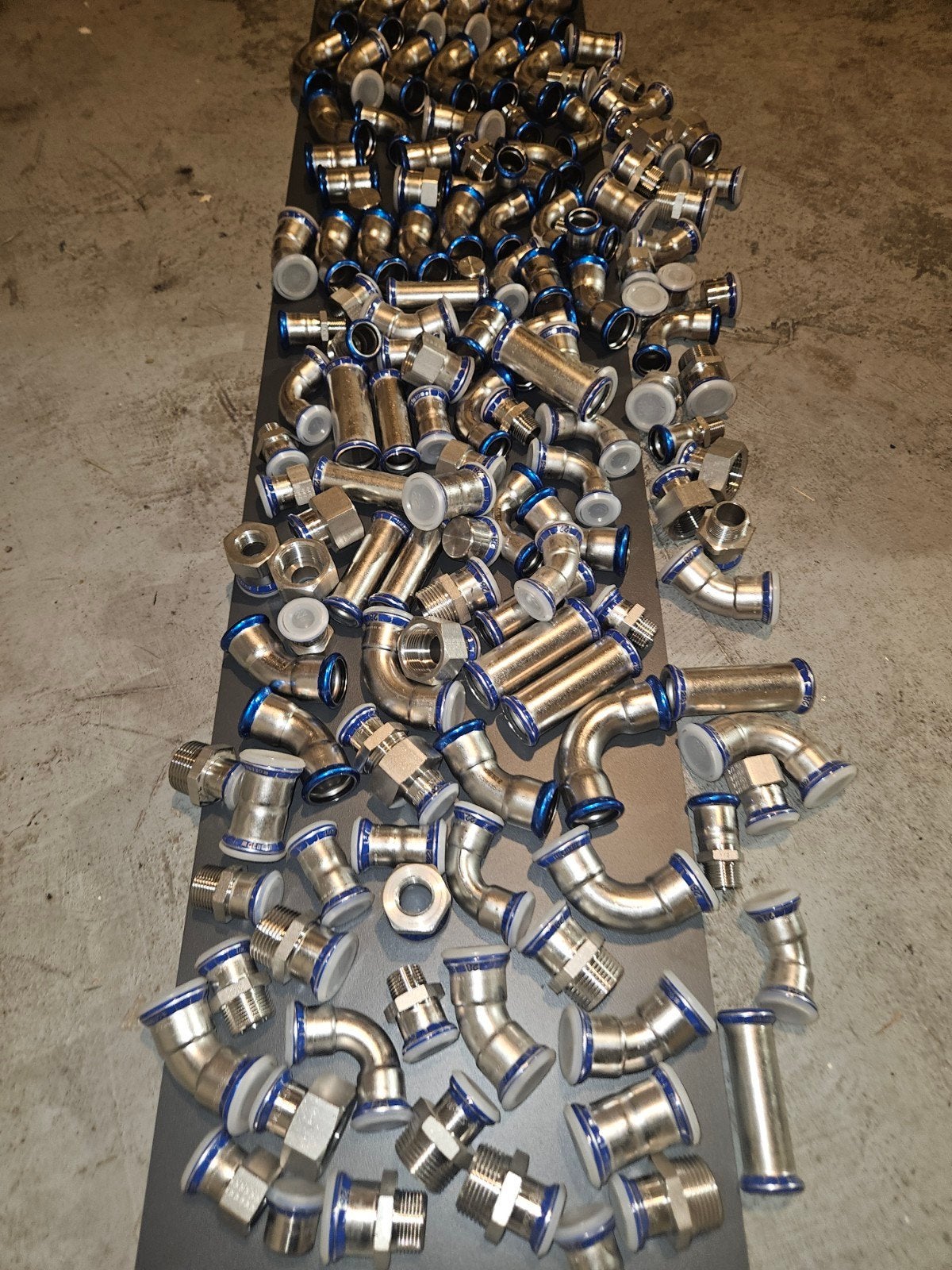 Geberit perskoppelingen rvs 316 22,28mm, Ophalen of Verzenden, Nieuw