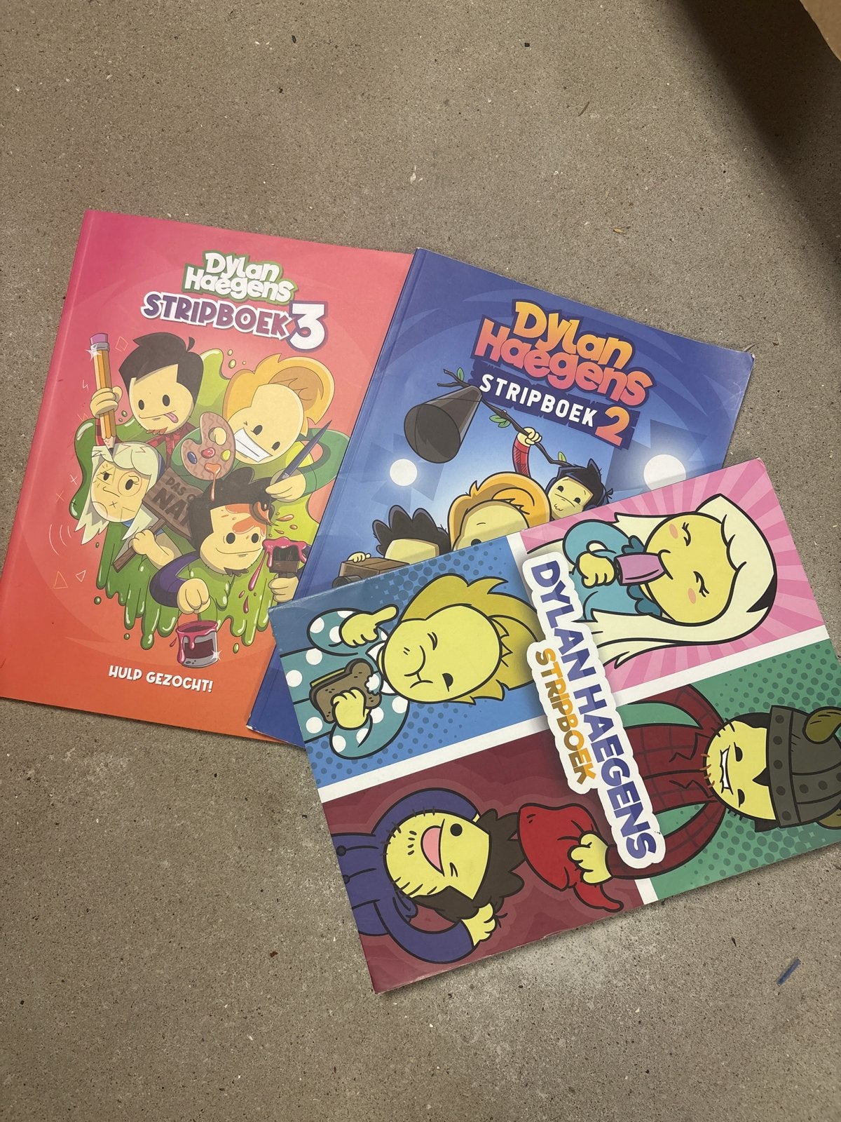 Dylan Haegens Stripboeken - Deel 1, 2 en 3, Meerdere stripboeken, Ophalen of Verzenden, Zo goed als nieuw