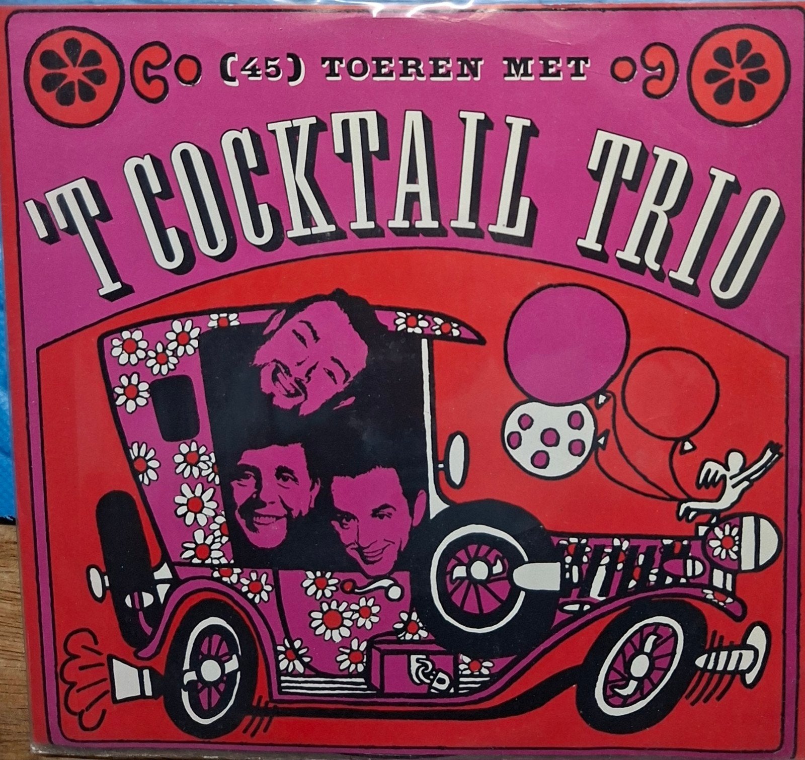 Het Cocktail Trio - Go (45) Toeren Met 't Cocktail Trio, Ophalen of Verzenden, 1960 - 1969, Gebruikt, 7 inch