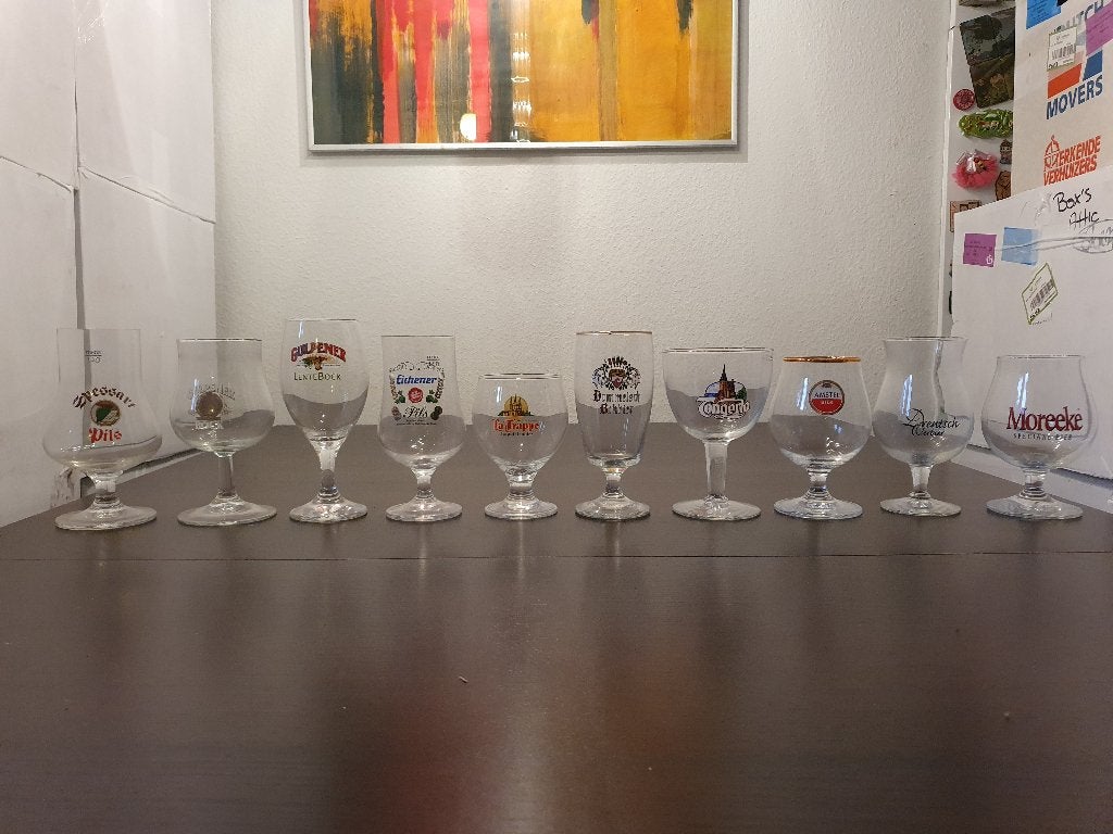 Bierglazen, Verzamelen, Ophalen, Zo goed als nieuw, Bierglas