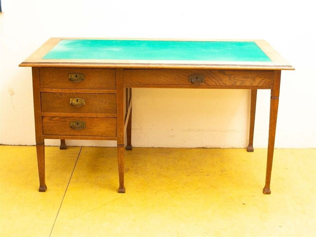 Houten bureau 34743, Huis en Inrichting, Ophalen of Verzenden, Gebruikt