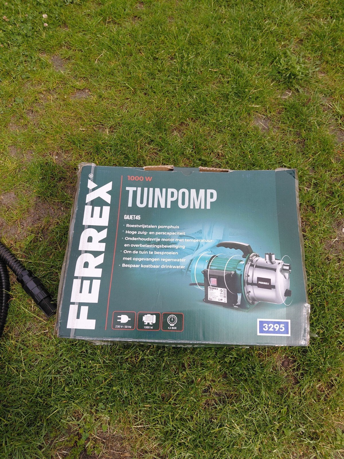 Waterpomp met 3 mtr slang, Ophalen, Gebruikt, Beregeningspomp