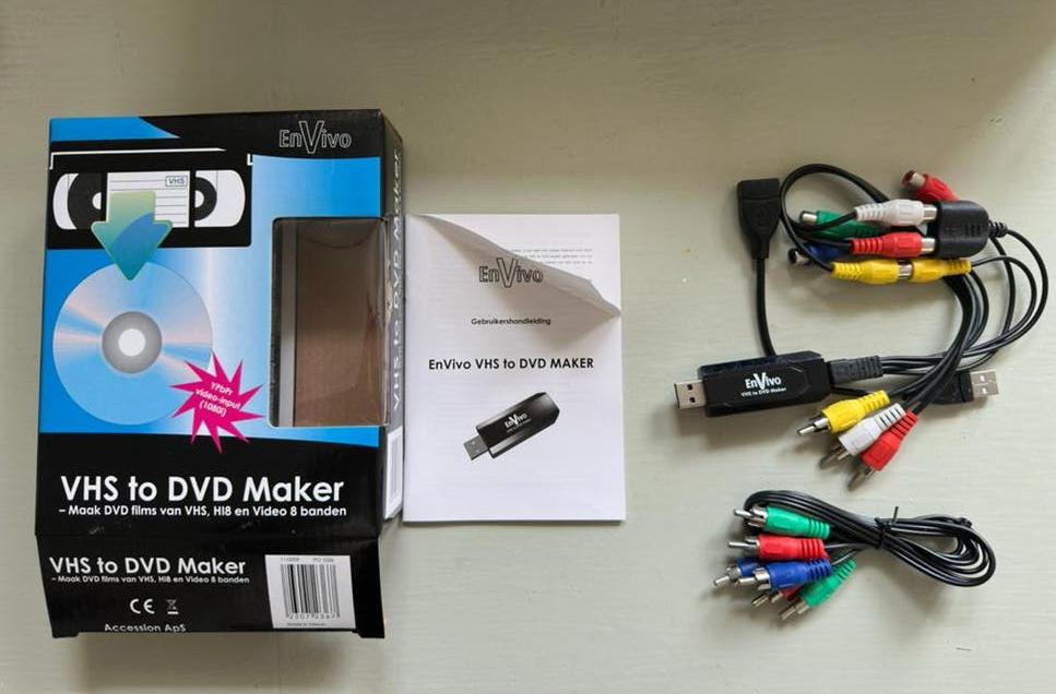 EnVivo VHS naar DVD Maker - Digitaliseer je videobanden, Ophalen of Verzenden, Zo goed als nieuw, Overige typen