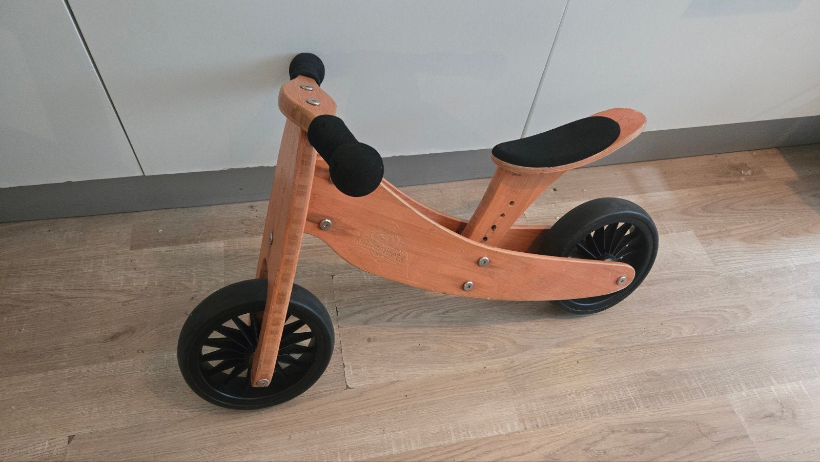 kinderfeets - Houten loopfiets voor kinderen, Ophalen, Zo goed als nieuw, Minder dan 16 inch
