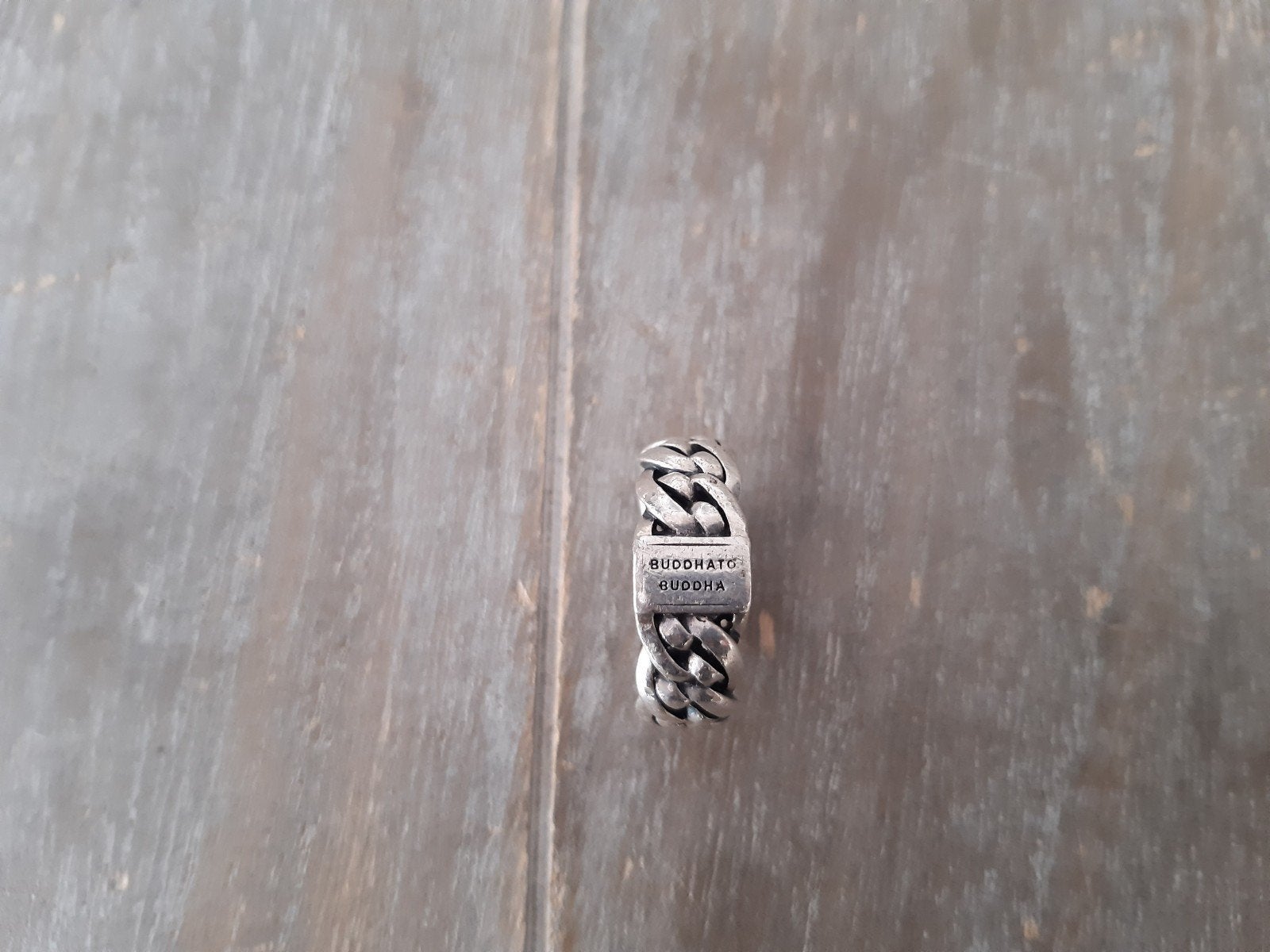 Budha to budha ring maat 19 zilver 925, Sieraden, Tassen en Uiterlijk, Ringen, 19 tot 20, Ophalen of Verzenden, Zo goed als nieuw