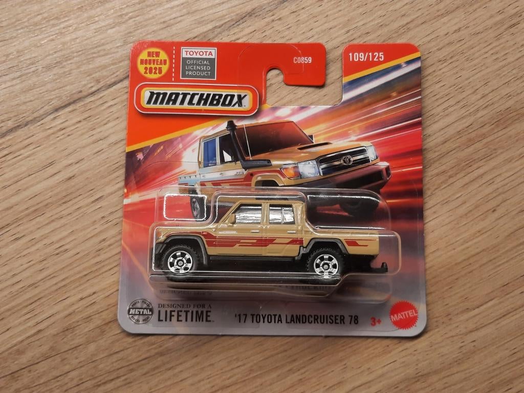 Matchbox - '17 Toyota Landcruiser 78, Verzenden, Nieuw, Auto