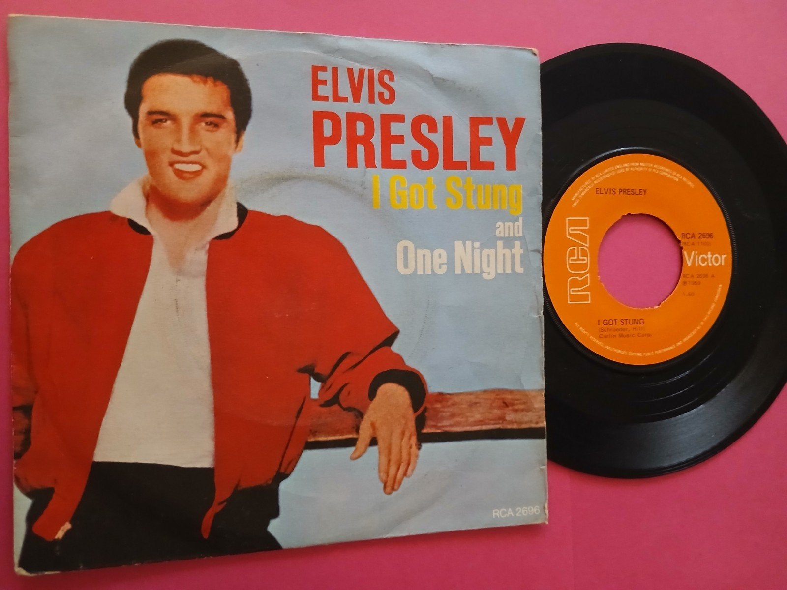 VINYL SINGLE    ELVIS PRESLEY   1977, Ophalen of Verzenden, Zo goed als nieuw, Overige formaten, Rock-'n-roll