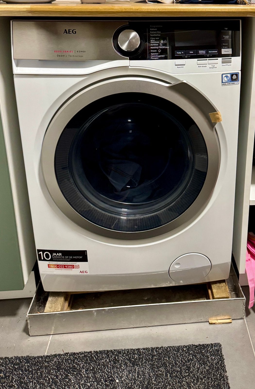 AEG 8000 was-droogcombinatie 10/6 kg – pomp nieuw – gebruikt